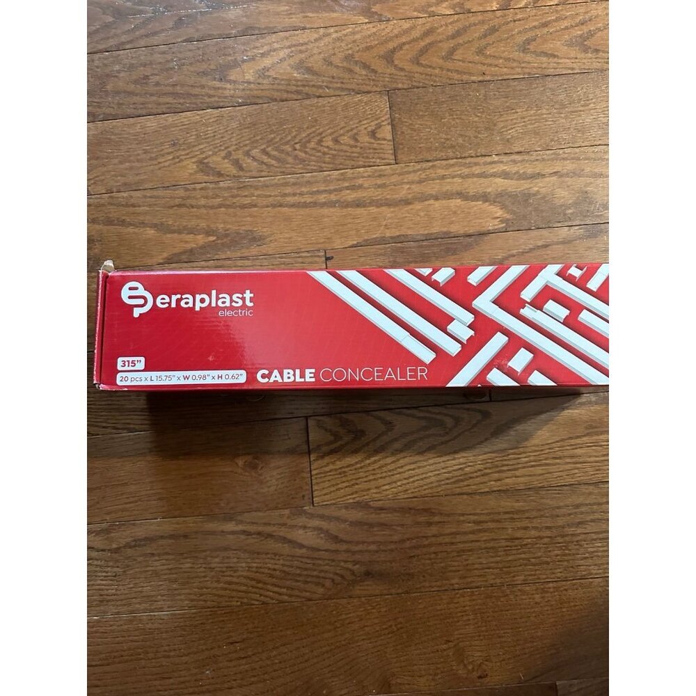 Eraplast cable concealer‎ - many pieces - 315 inches - new